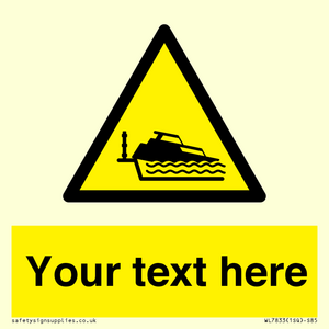 Custom warning grounding cruiser on lock cill